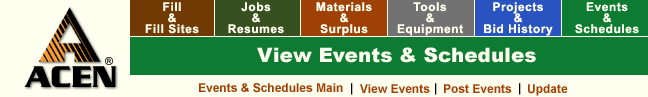ACEN Event & Schedule Exchange