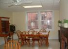 West view of kitchen / dining
